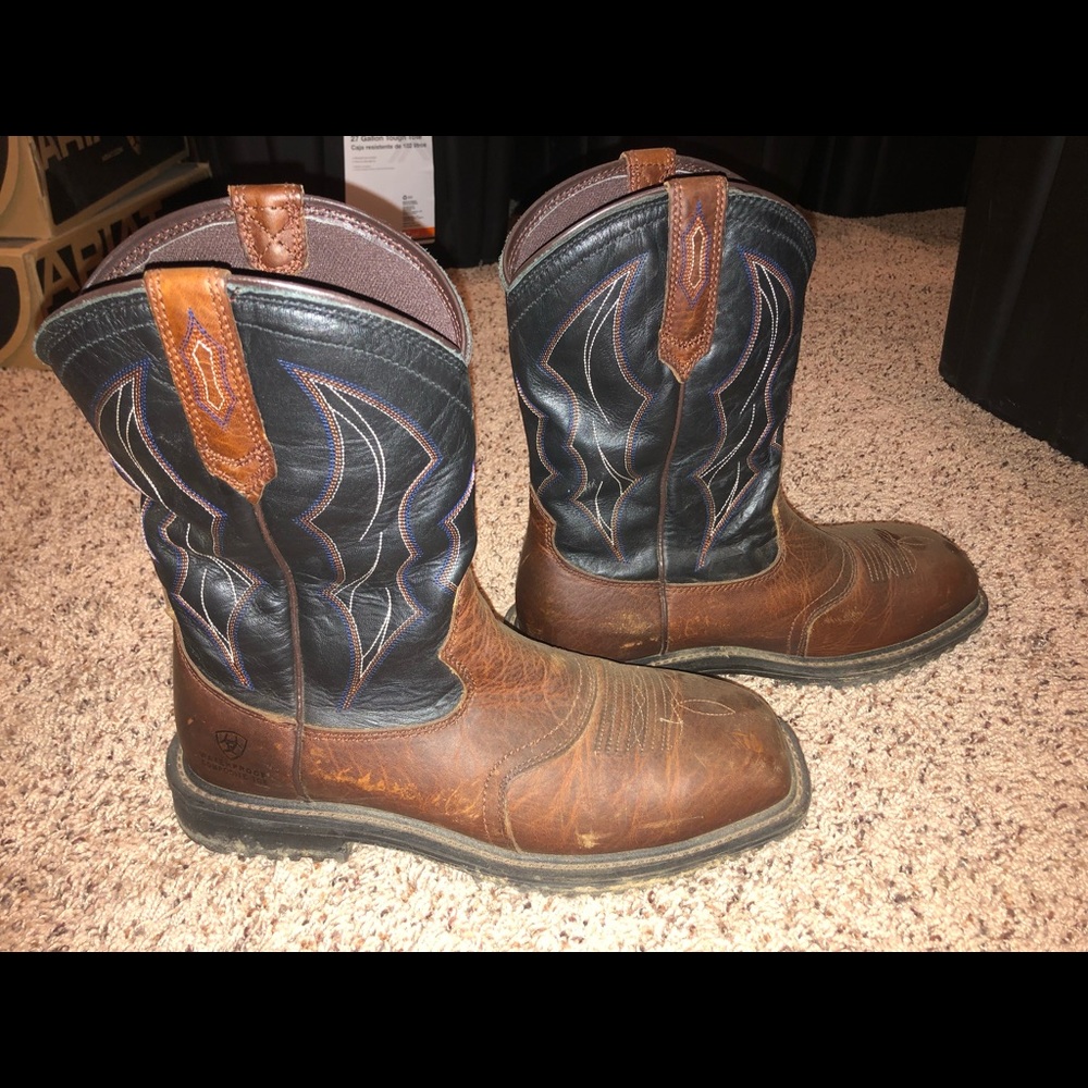 Ariat Groundwork waterproof steel toe boots